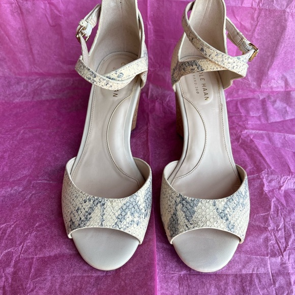 Cole Haan Grand 360 Snakeskin Wedges 5 1/2 - Picture 6 of 10
